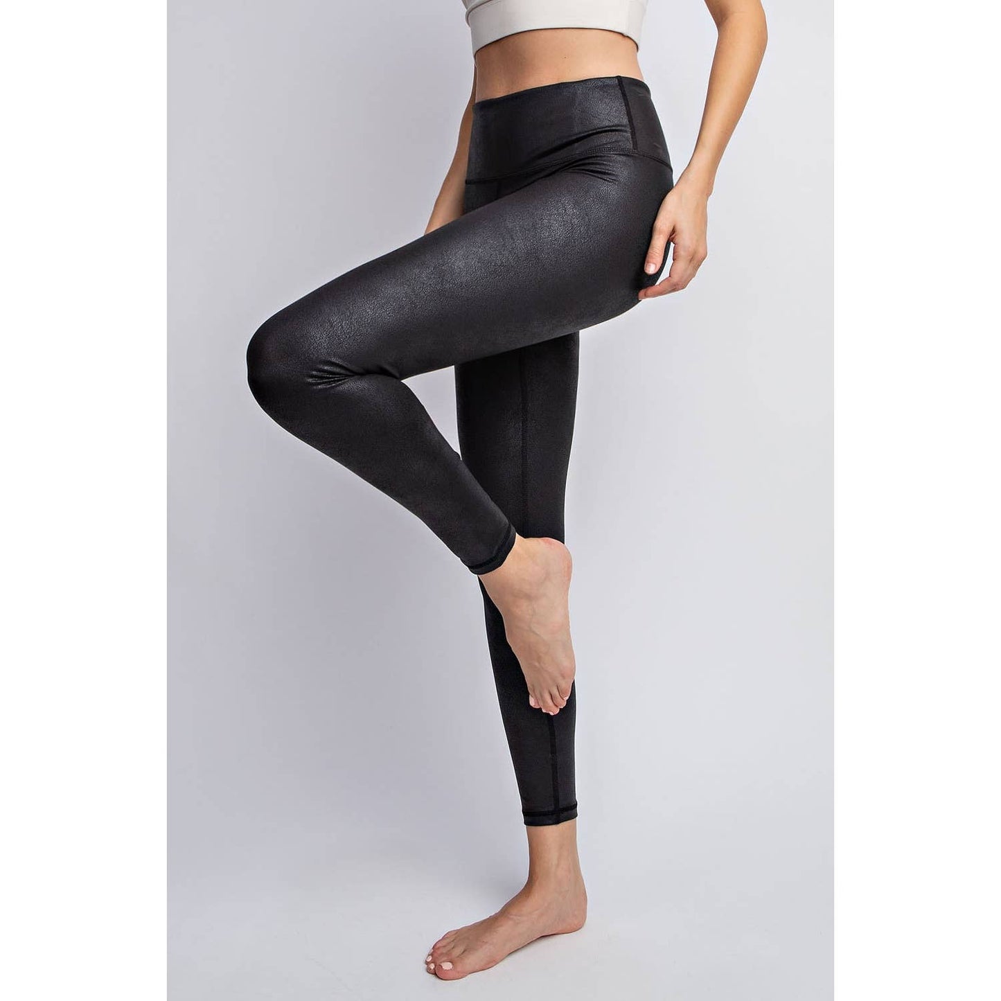 PU CHINTZ LEGGINGS