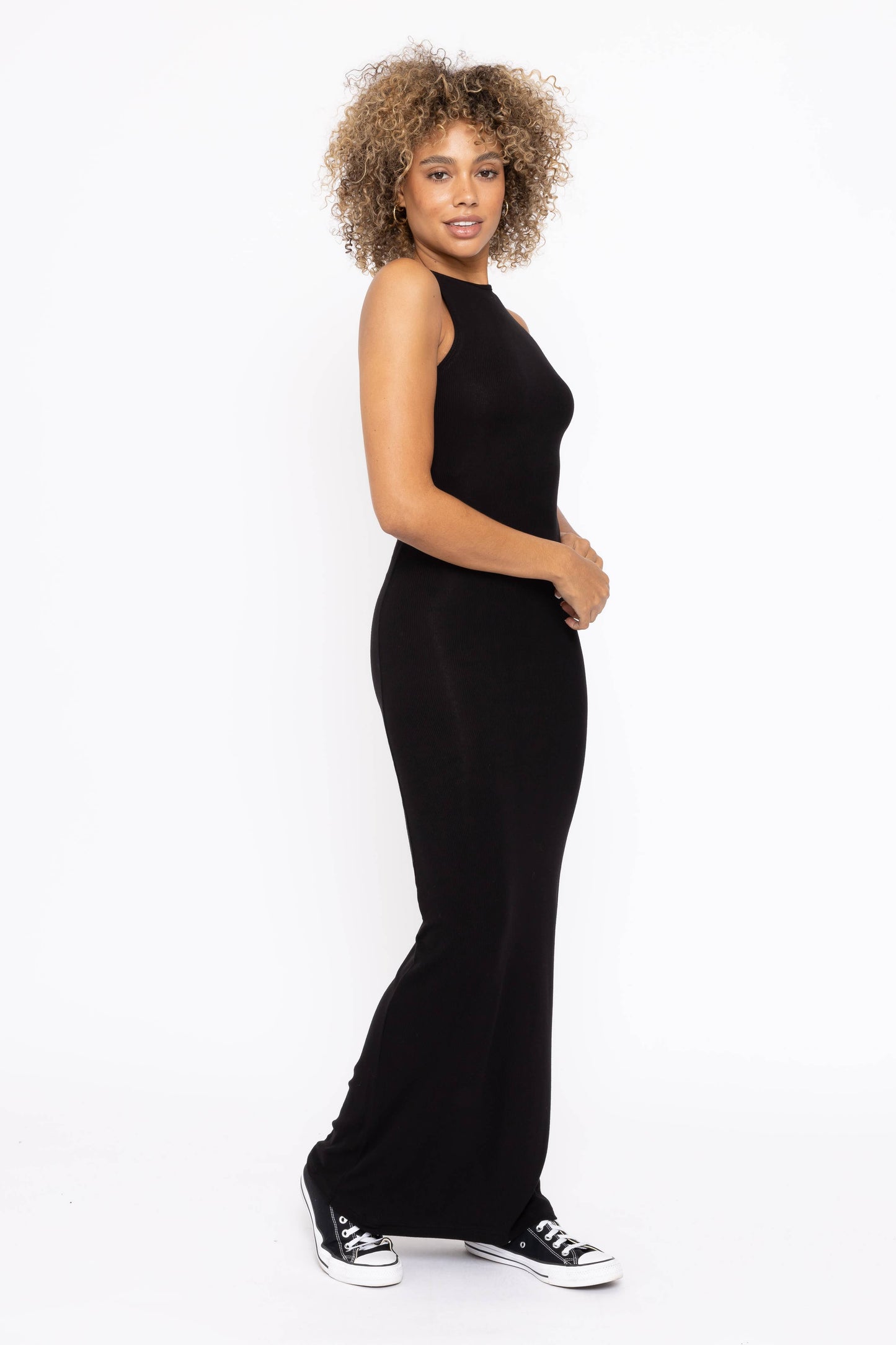 Ribbed Maxi Dress