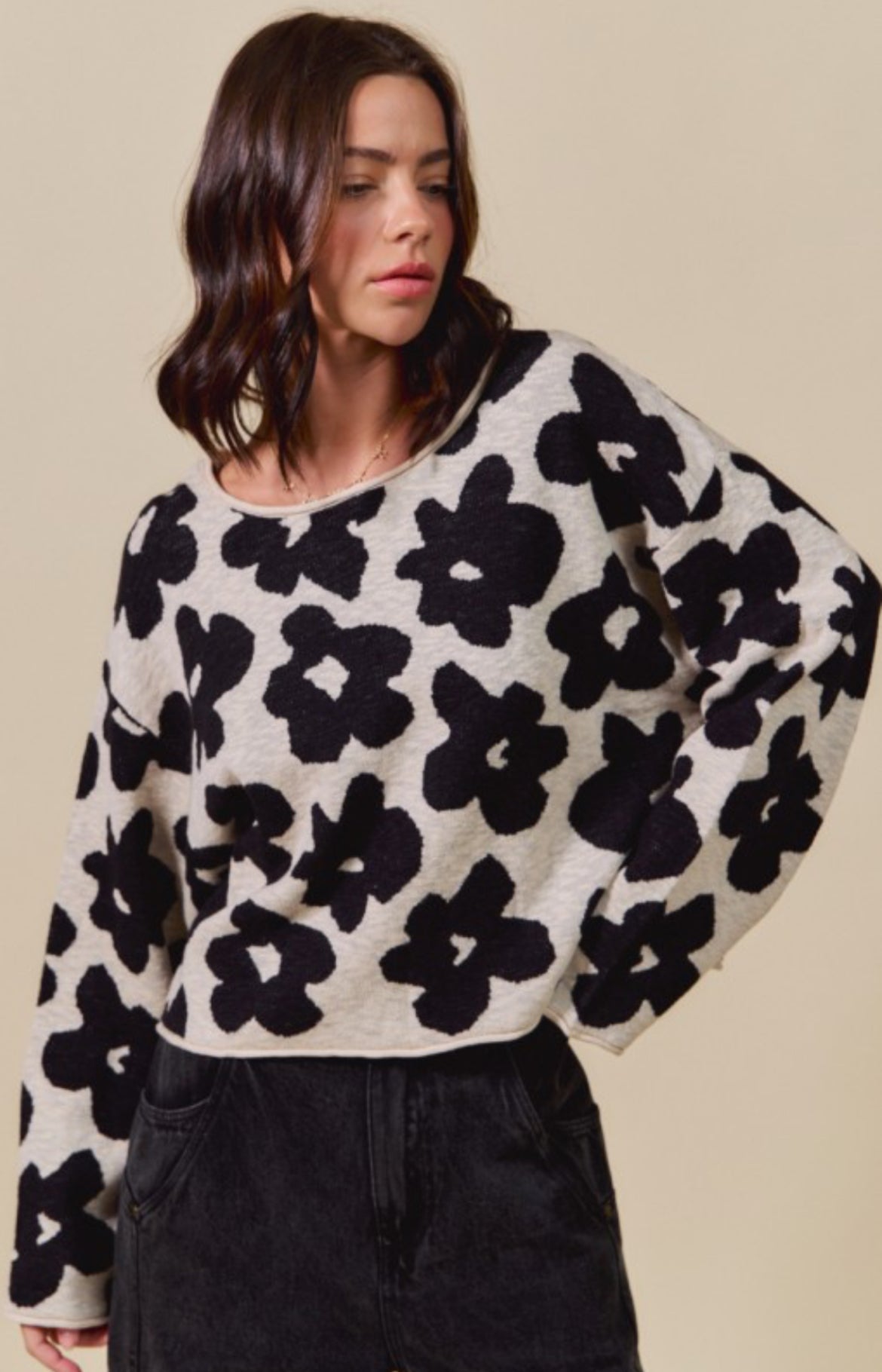 Flower sweater