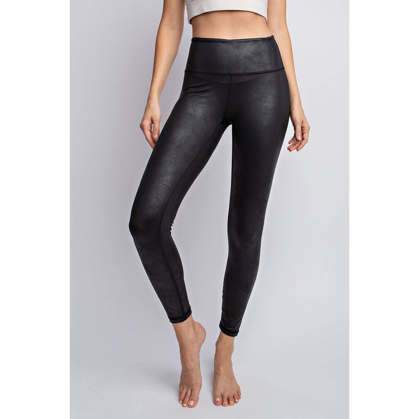 PU CHINTZ LEGGINGS