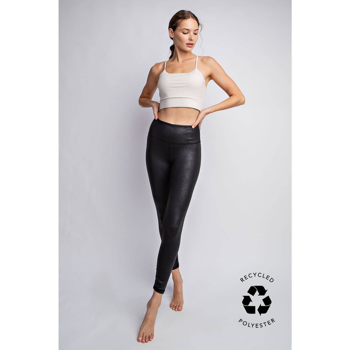 PU CHINTZ LEGGINGS