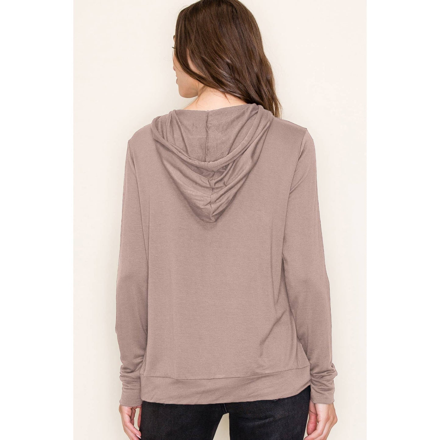 Drawstring Kangaroo Pocket