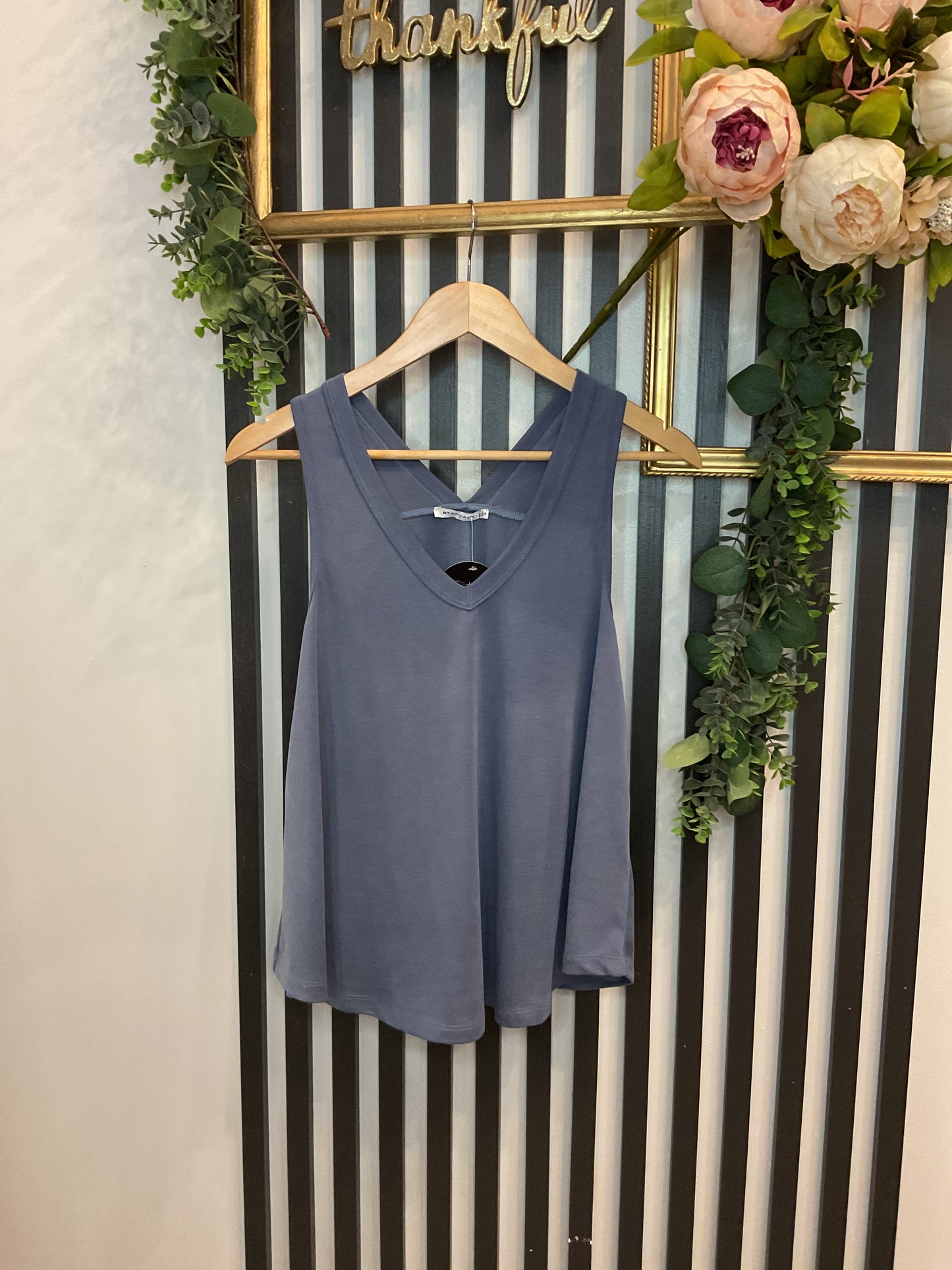 V-Neck Racerback Tank