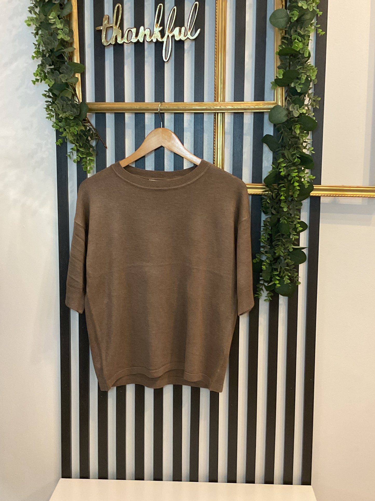 Mocha Sweater Tee