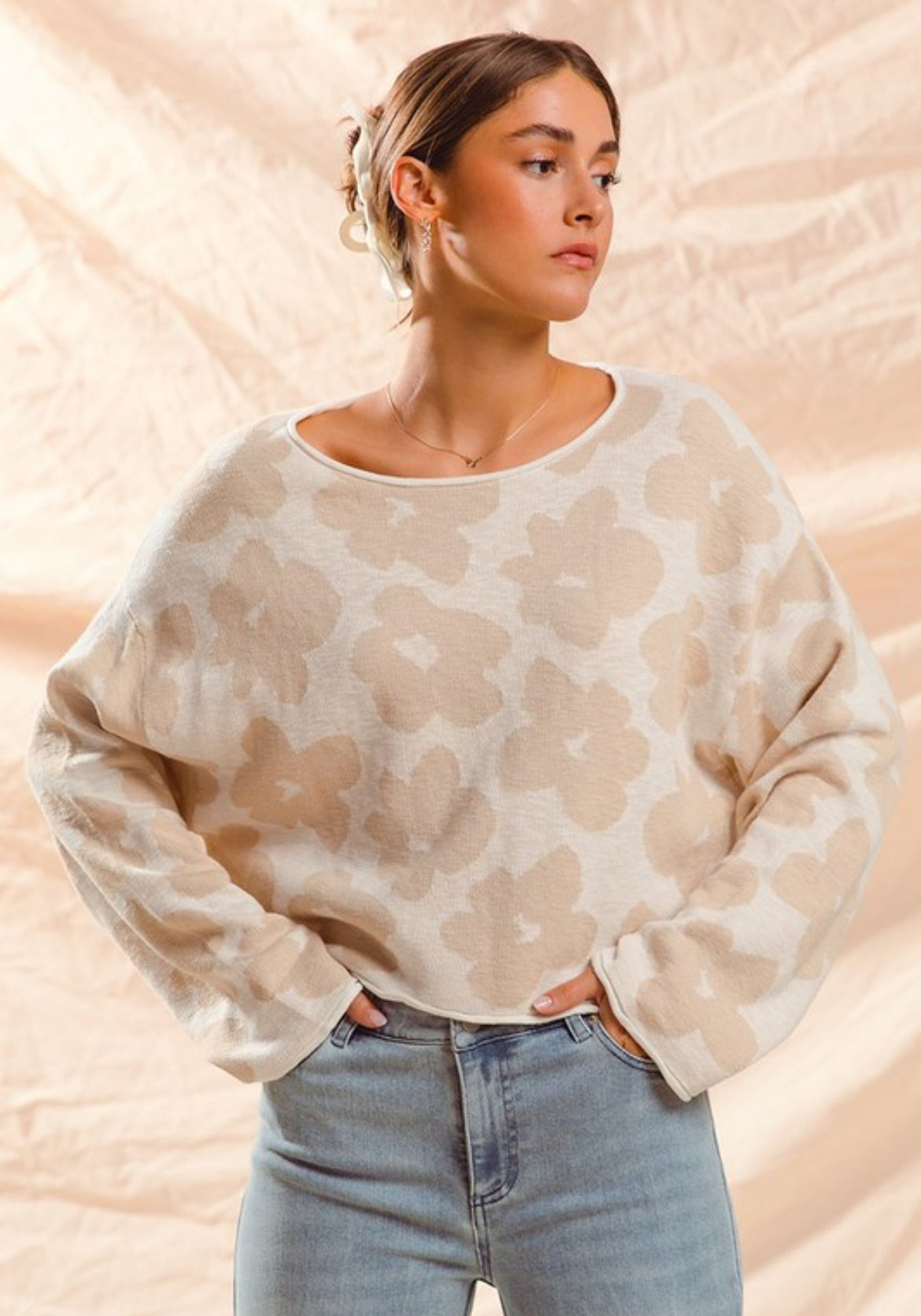 Flower sweater