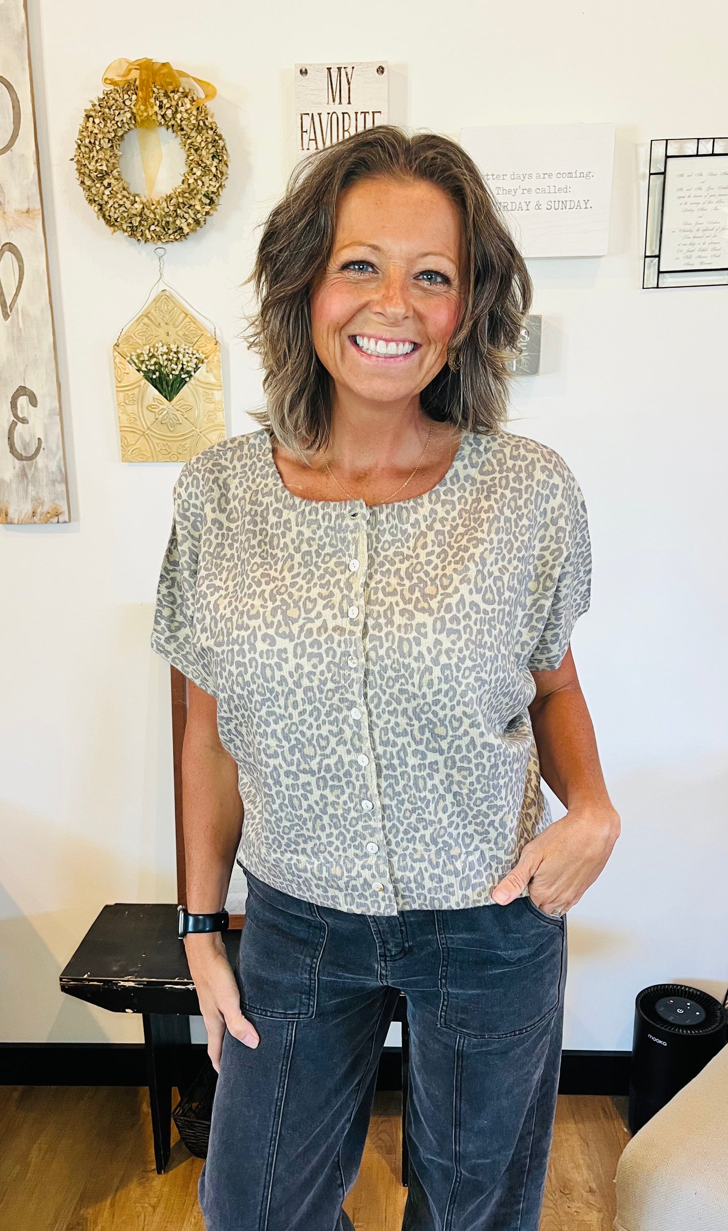 Vintage Leopard Sweater