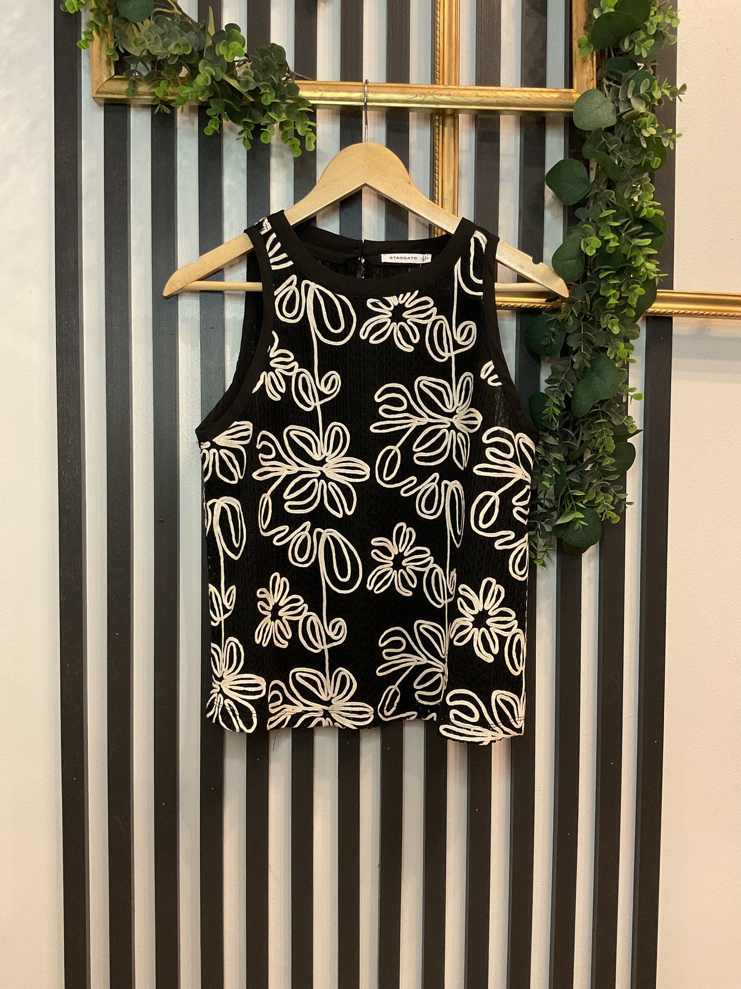 Cord Lace Floral Top