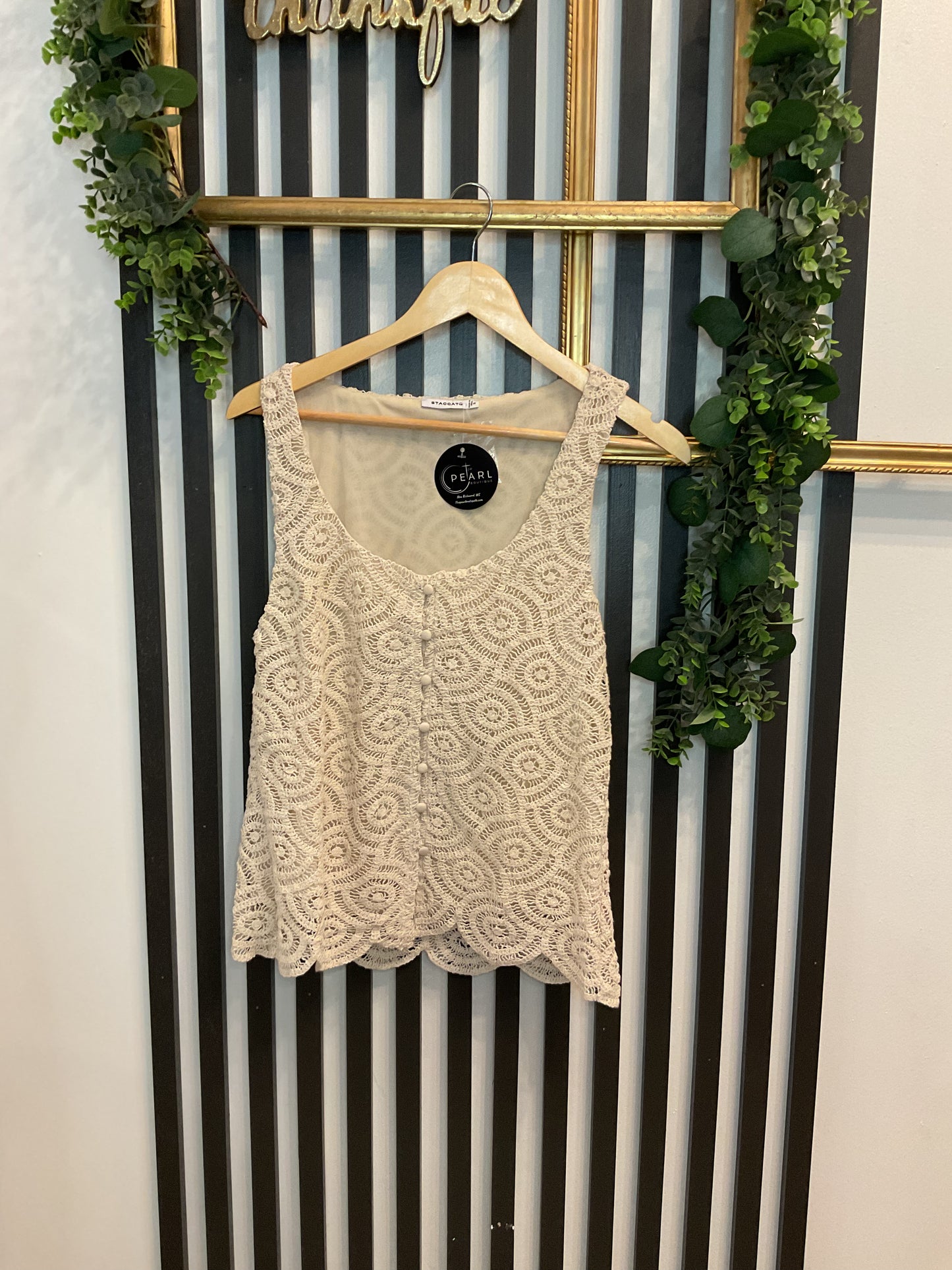 Scallop Hem Top