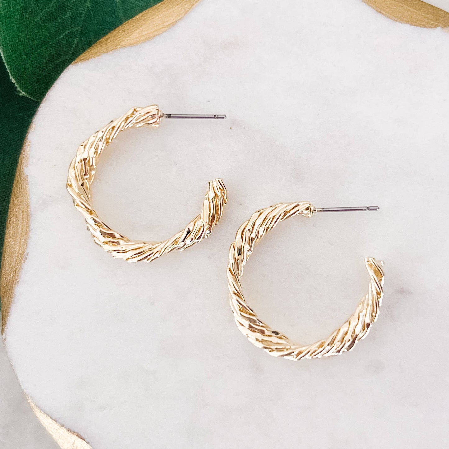 Gold Hoop Earrings