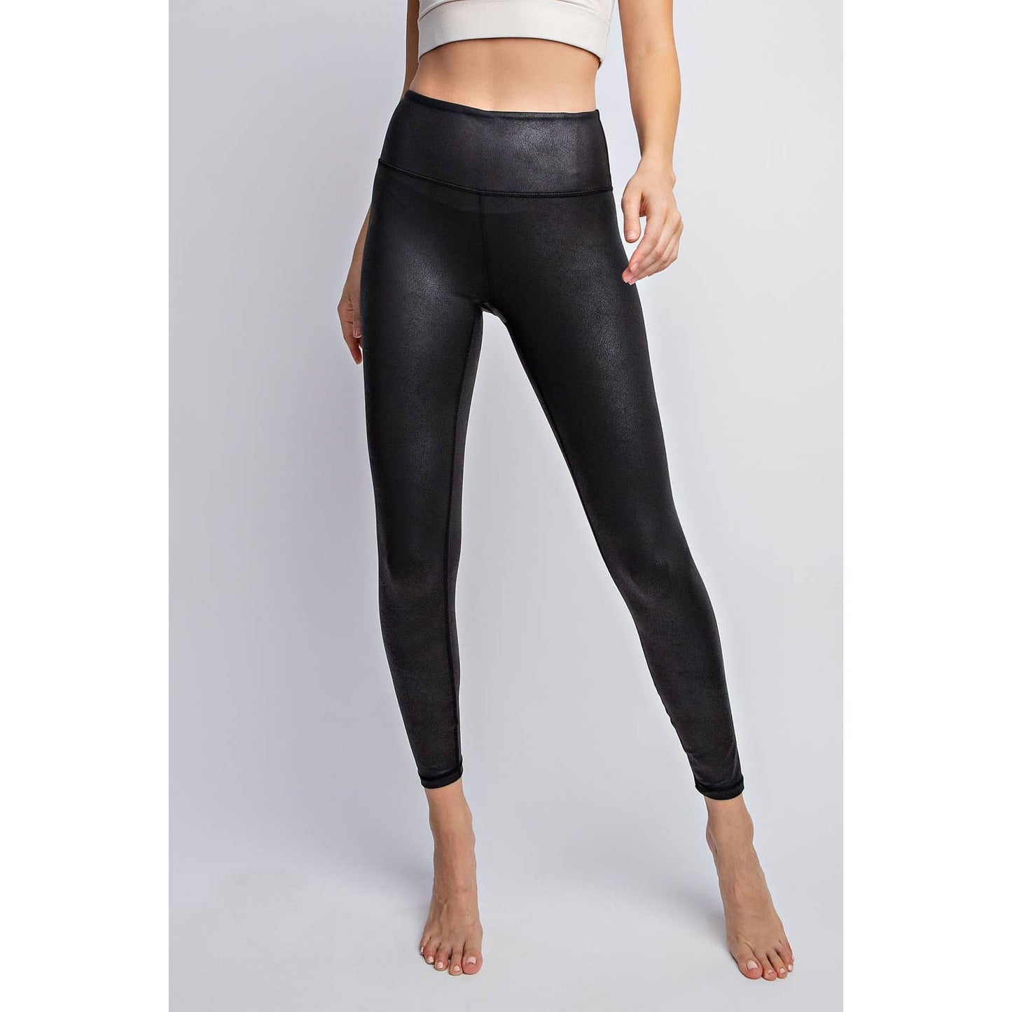 PU CHINTZ LEGGINGS