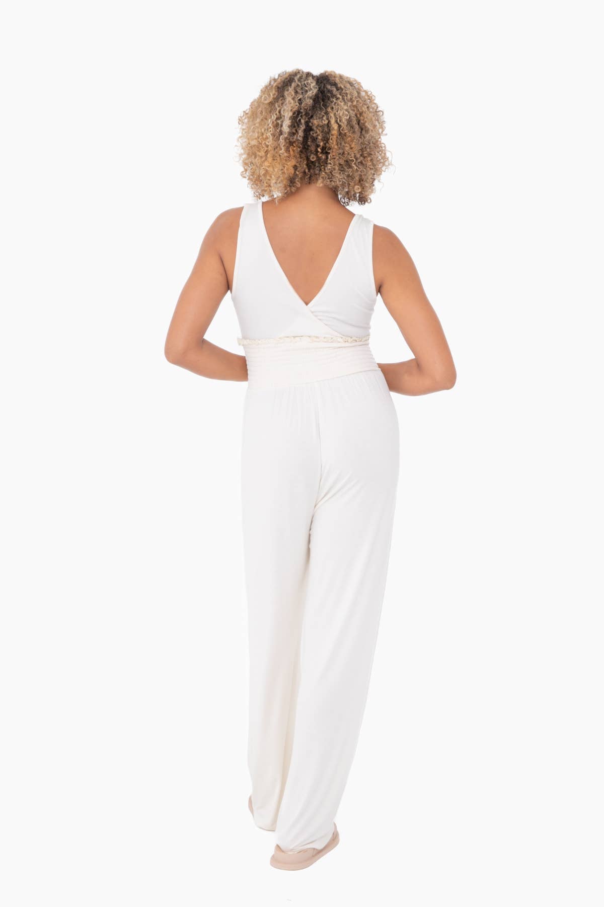 Smocked Jumpsuit