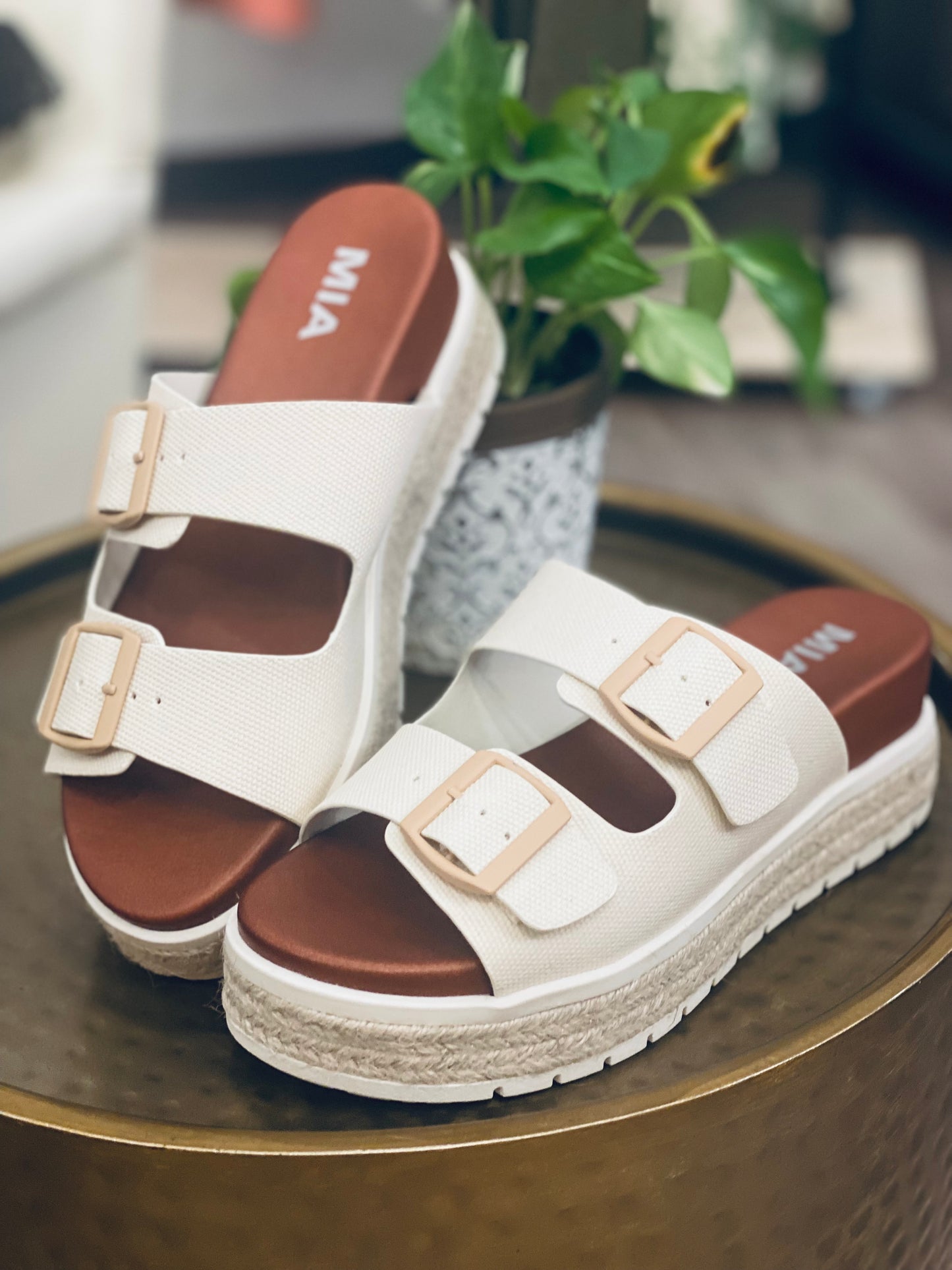 Kely Linen Sandal