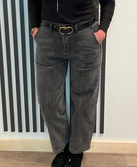 Paneled Stretch Jean