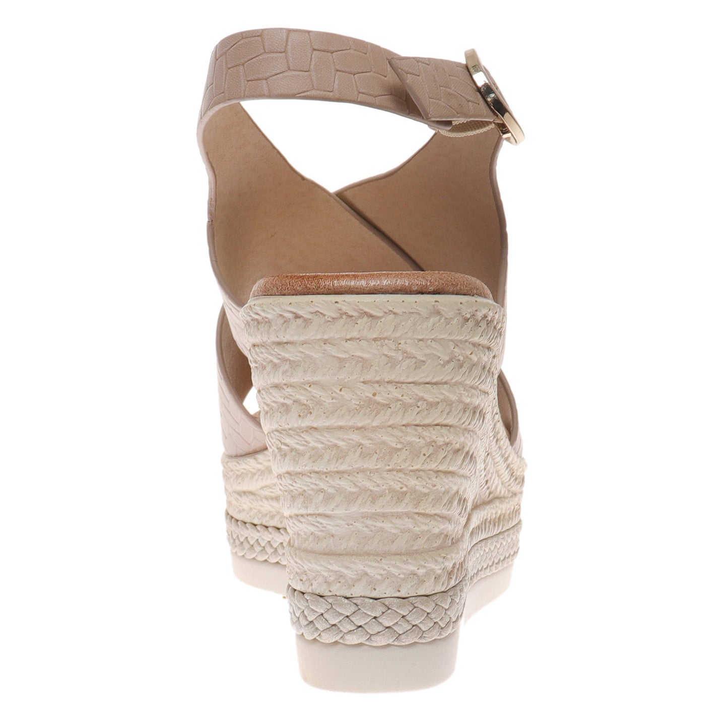 Wedge Heel Sandal - Nude