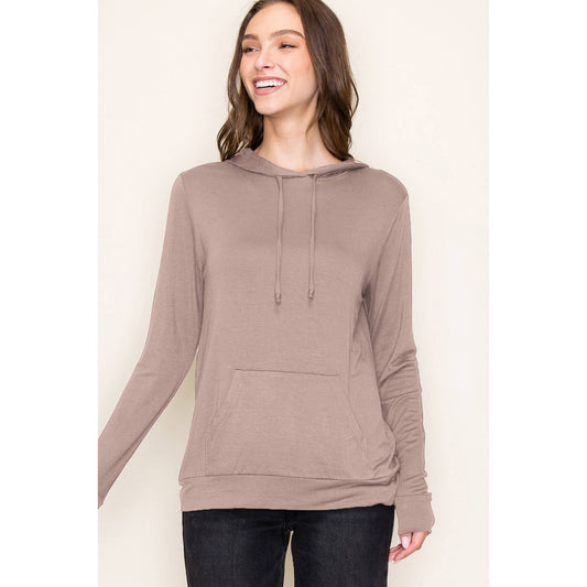 Drawstring Kangaroo Pocket