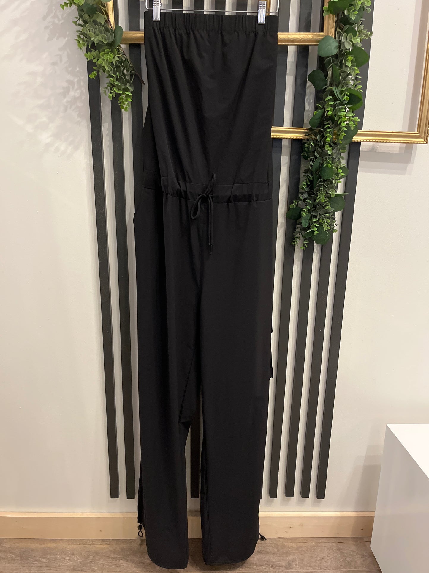 Strapless Cargo Jumpsuit