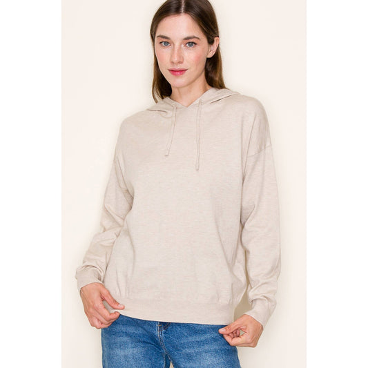 Drawstring long sleeve Hoodie