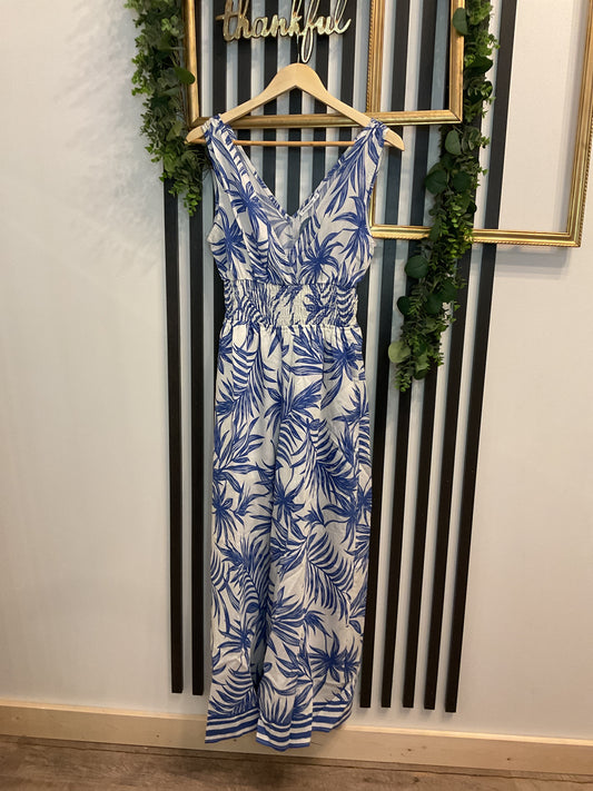 Palm Print Jumpsuit
