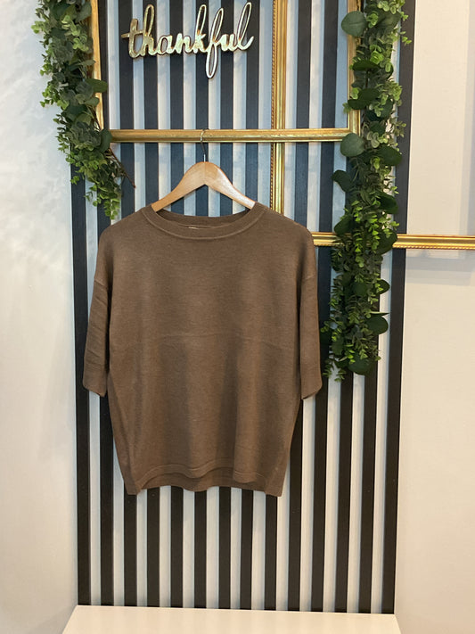 Mocha Sweater Tee