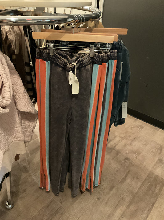 Washed Color Block Pant