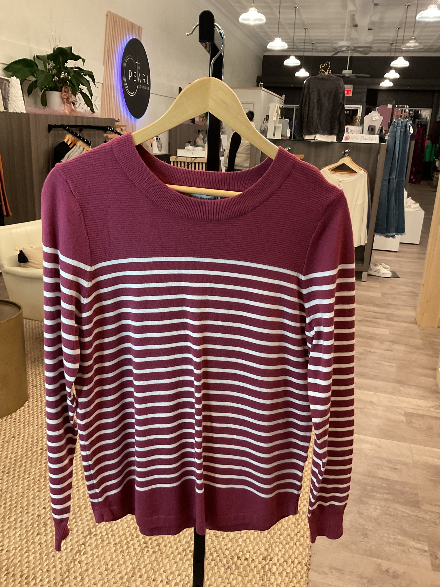 Rosewood Stripe Sweater