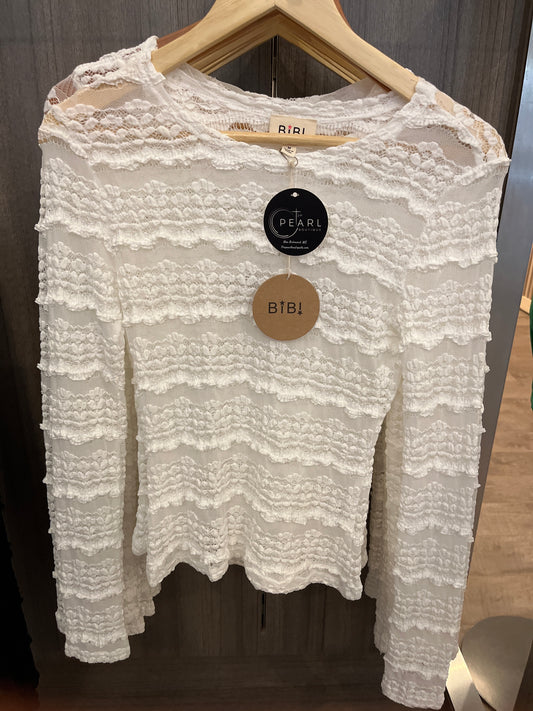 Ruffle Lace Top