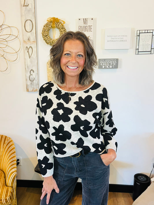 Flower sweater