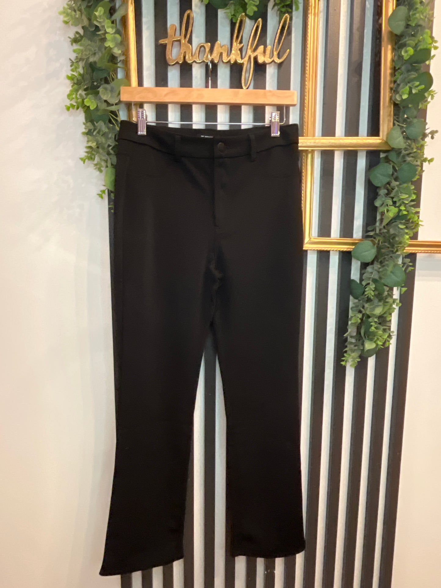 High Waist Straight Pant