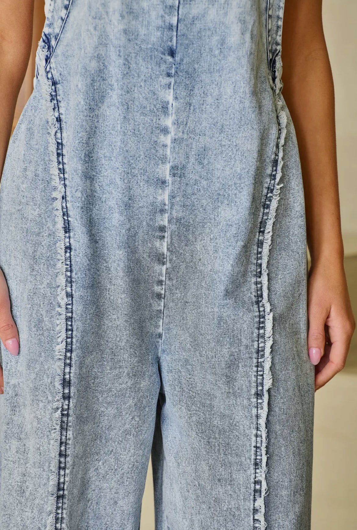 BeauBlue Wide Leg Overalls