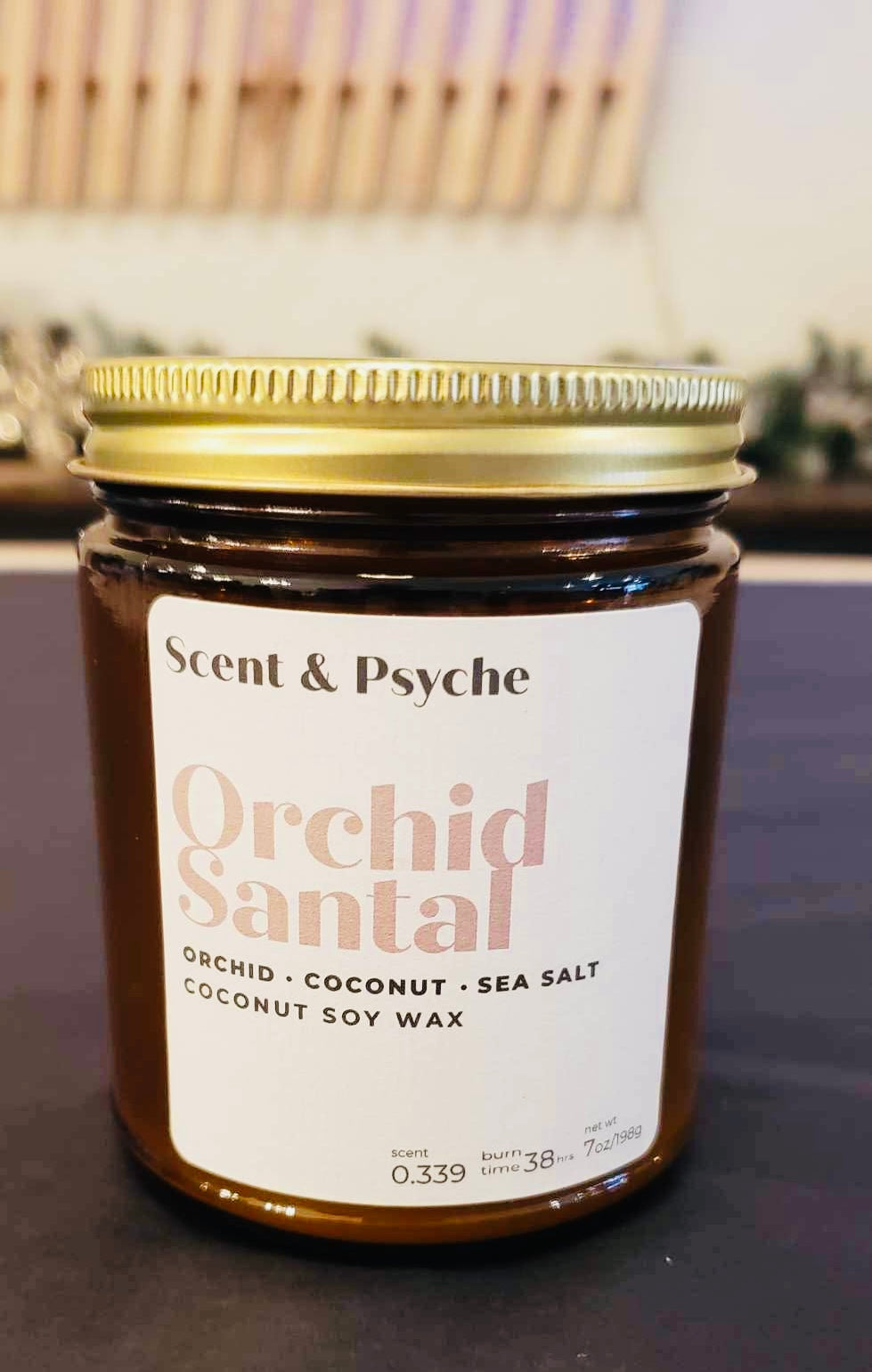 Scent and Psyche Candle- Orchid Santal