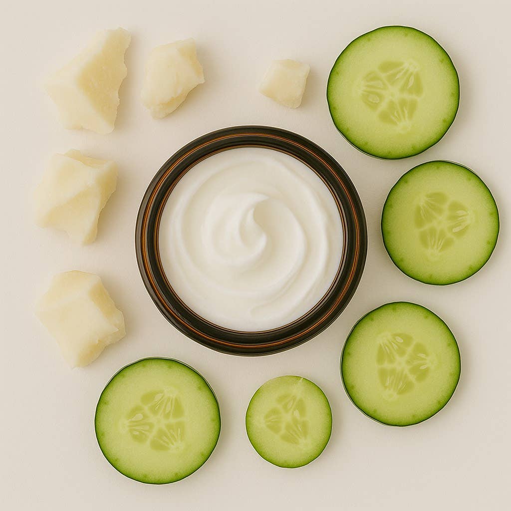 Cucumber & Green Tea Tallow Butter, Grassfed & Organic 4oz.
